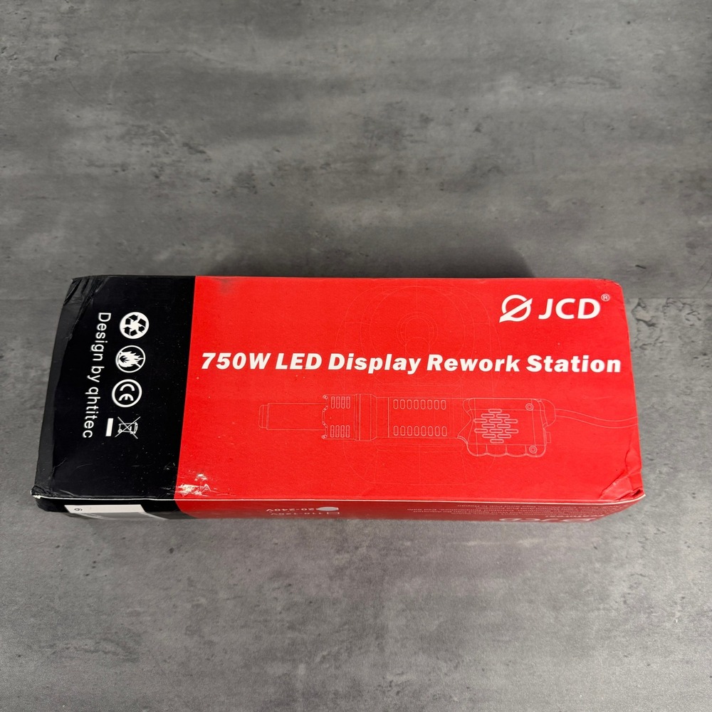 JCD 750W LED Display Rework Station 8208 Hot Air Gun Repair Tool 220-240V NEW